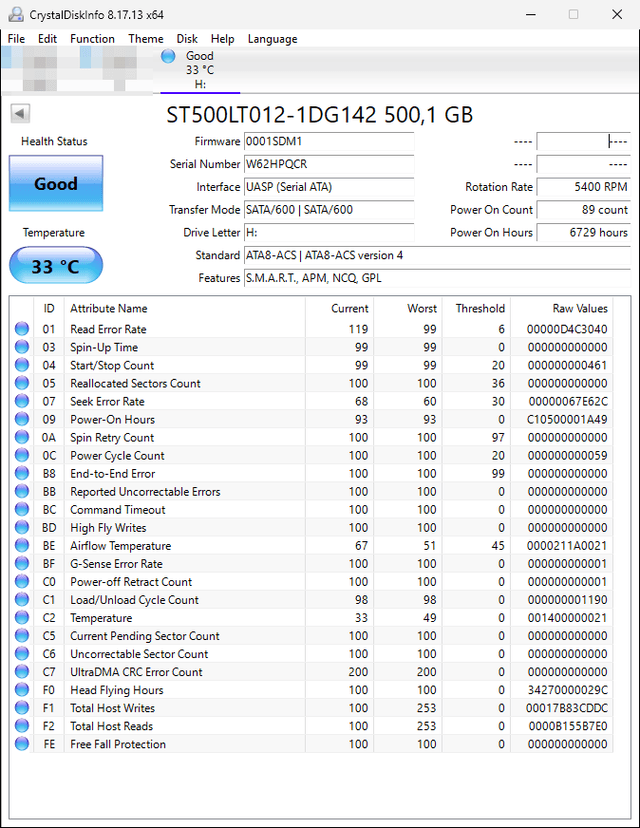 Maxtor M3 Portable HDD 500GB (2nd Hand)