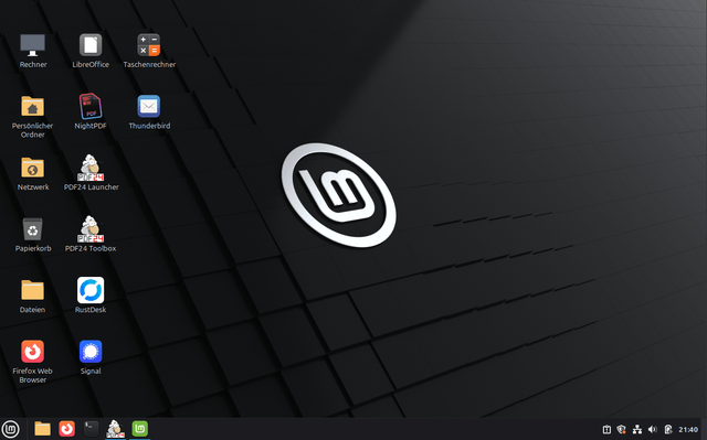 Linux Mint Basis Installation (EU/DE)