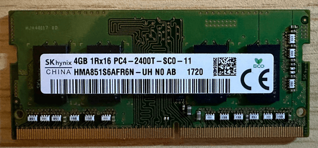 RAM: SKhynix-4GB-1Rx16-PC4-2400T